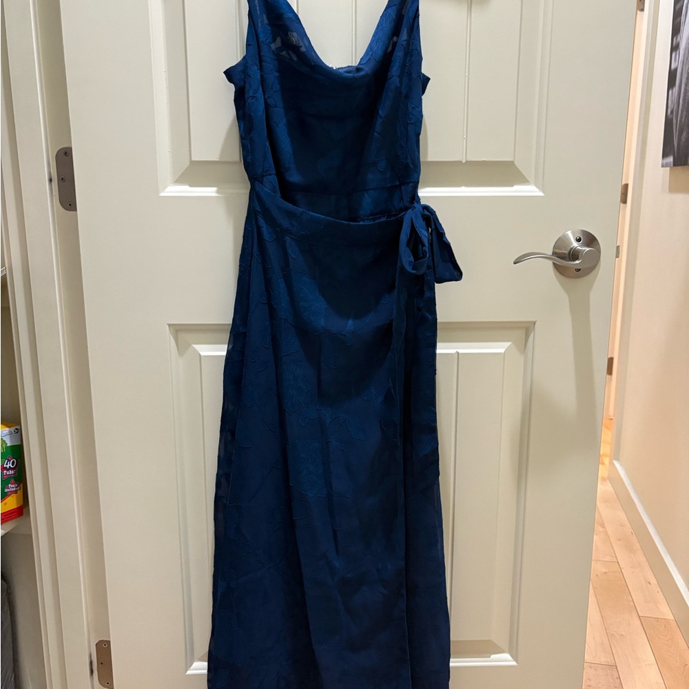 Lulu's Deep Blue Maxi Dress